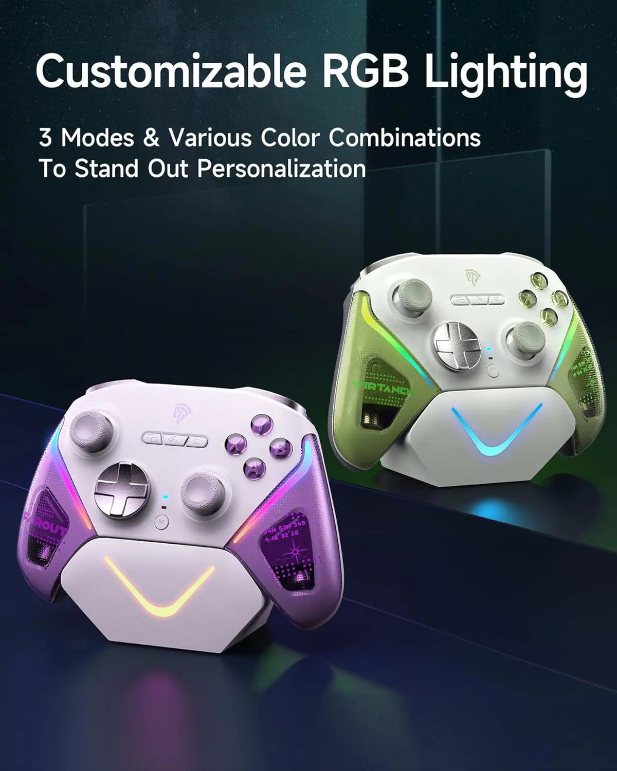 EasySMX D10 Wireless Gamepad Pro PC Controller - Wirtanen Green