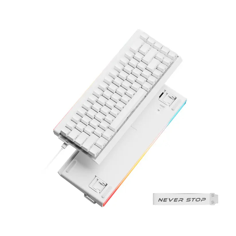 Eweadn DK68 HE RGB Magnetic Switch Mechanical Gaming Keyboard - White