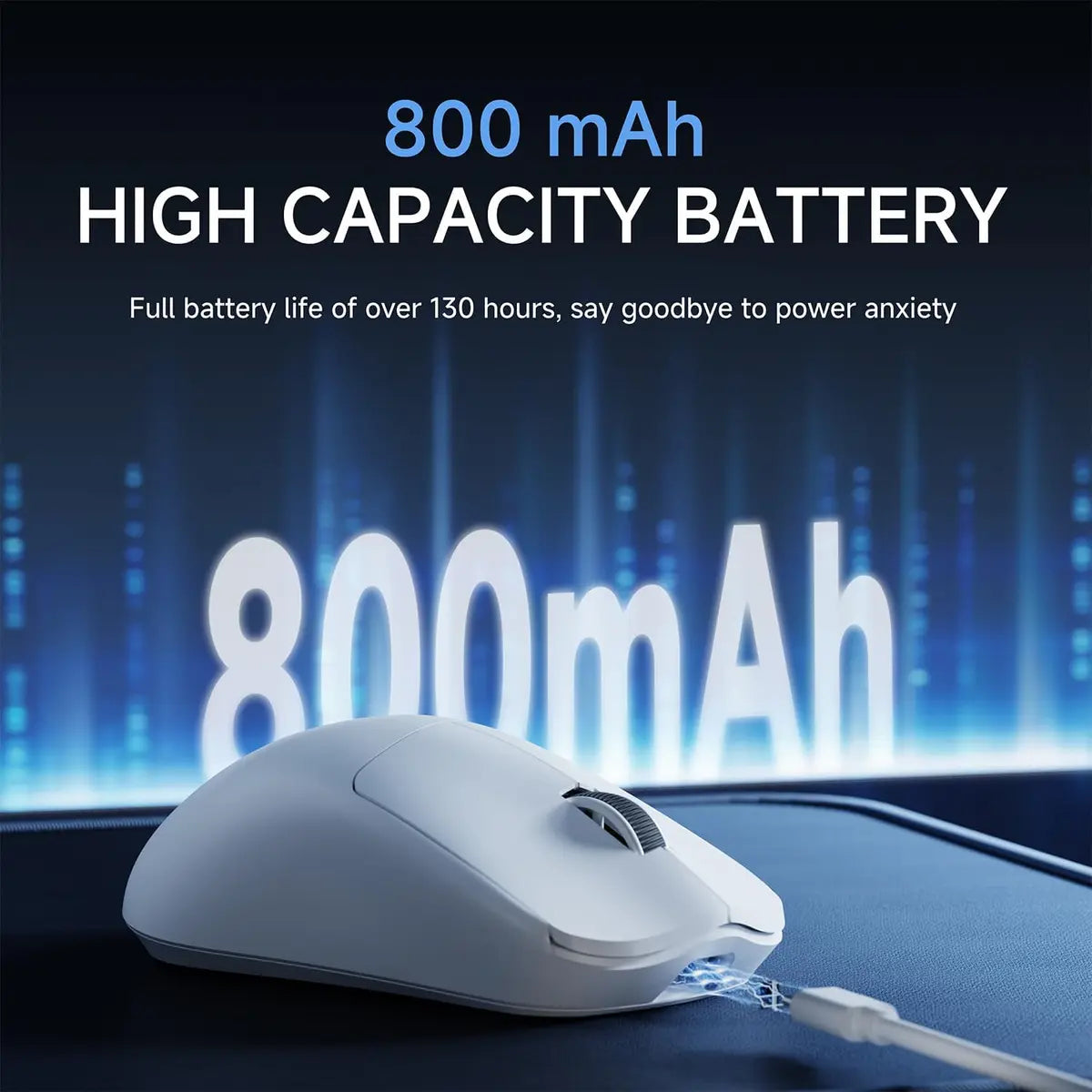 Eweadn X23 Pro Wireless Gaming Mouse - White