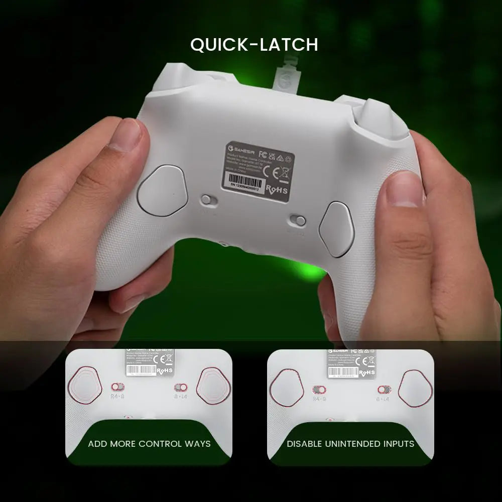 GameSir G7 SE Wired Controller 3.5mm Audio Jack - White