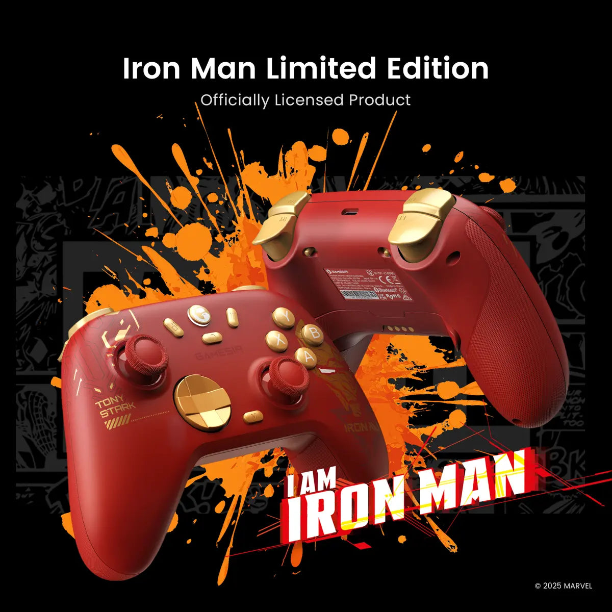 GameSir Nova 2 Lite Wireless PC Controller - Iron Man Edition
