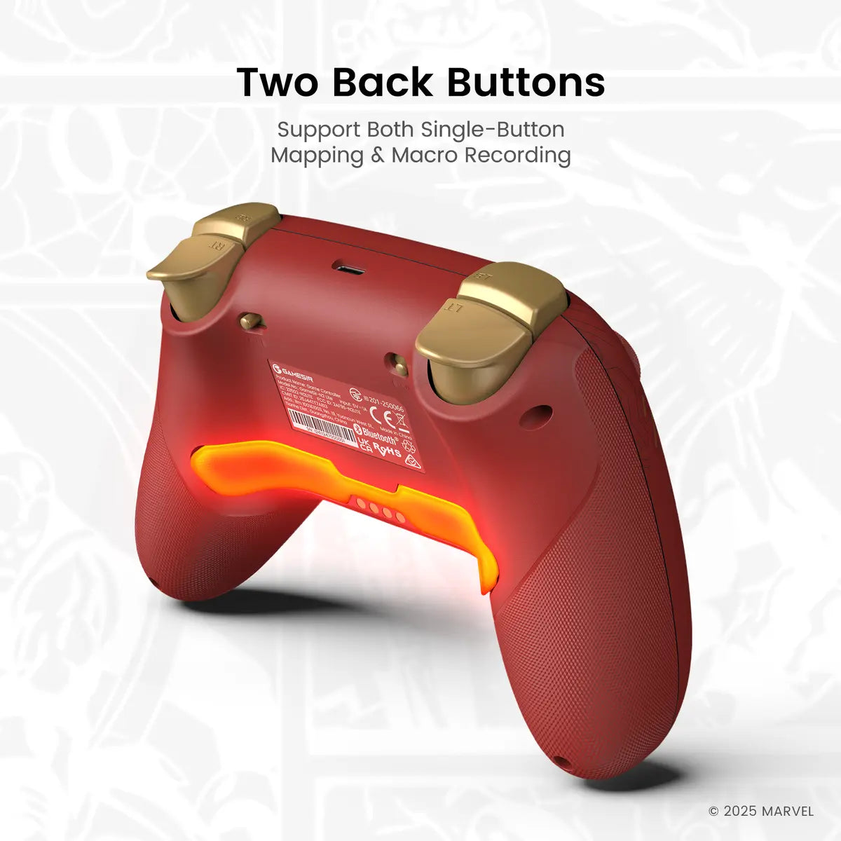 GameSir Nova 2 Lite Wireless PC Controller - Iron Man Edition