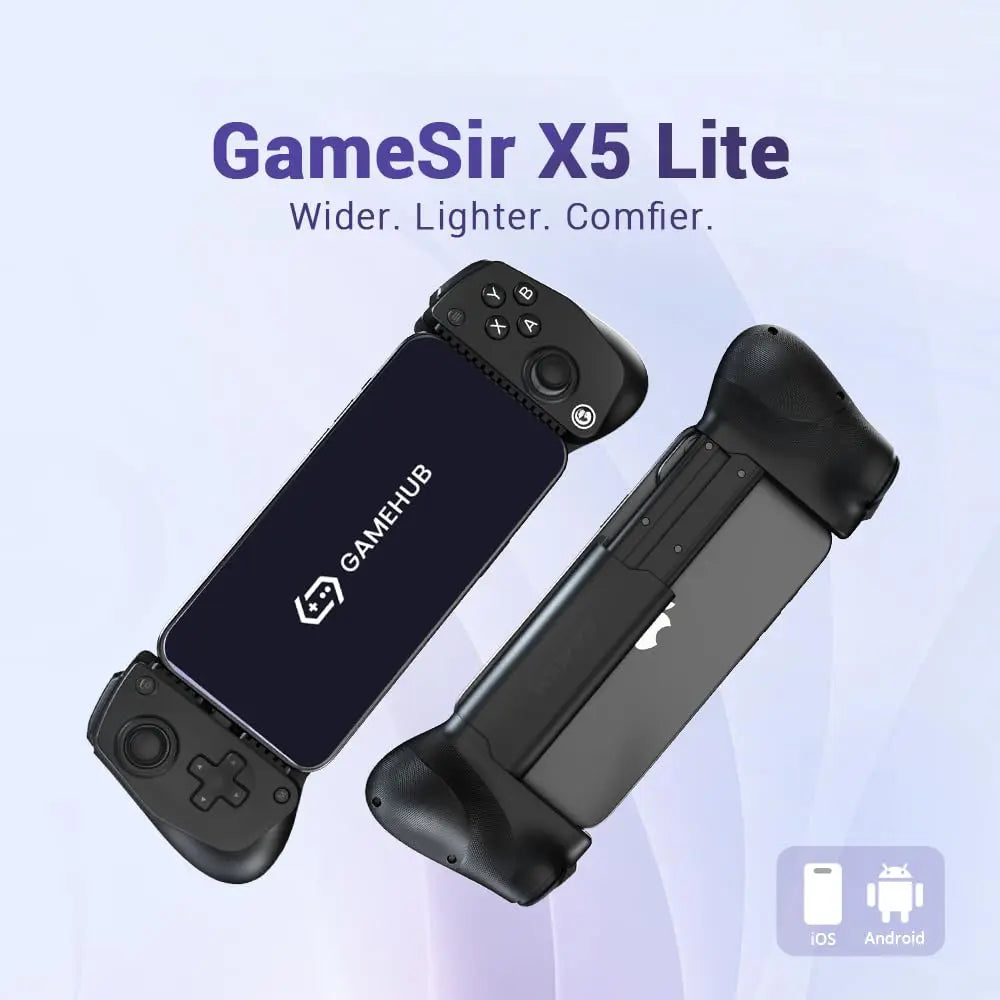 GameSir X5 Lite Mobile Gaming Controller - Moonlight White