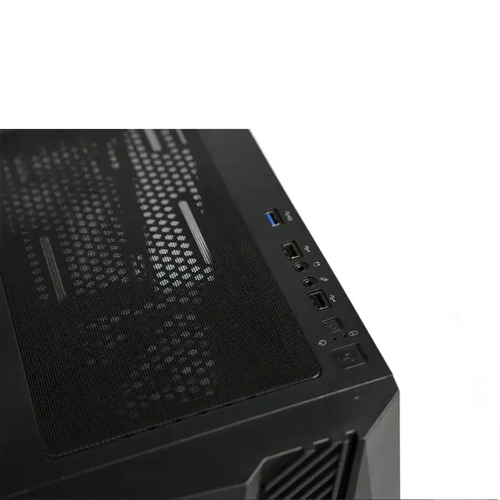 GFury Fire GF-120 RGB Mid-Tower ATX Gaming Case - Black