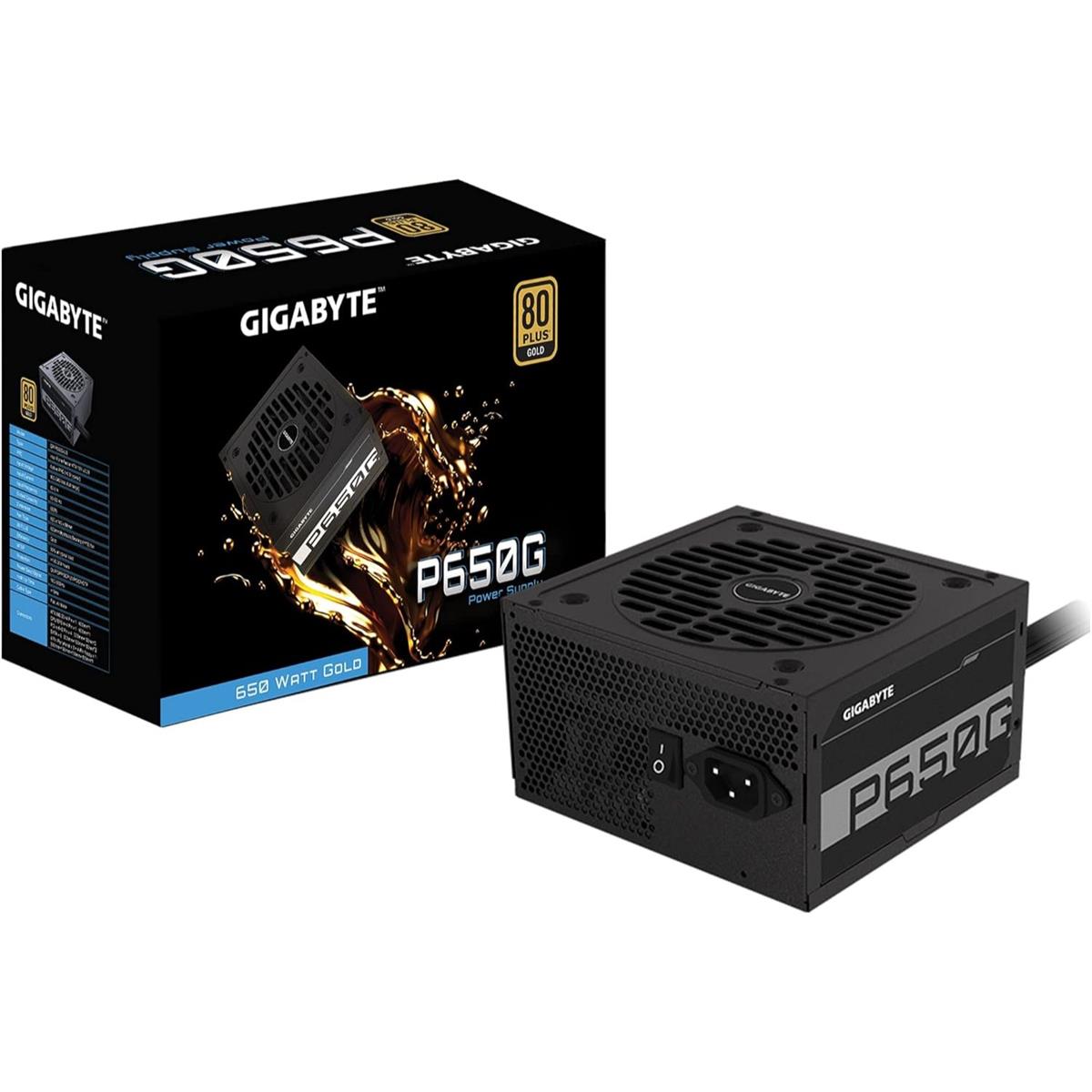 Gigabyte GP-P650G 650W 80 Plus Gold Certified Power Supply - PakByte Computers