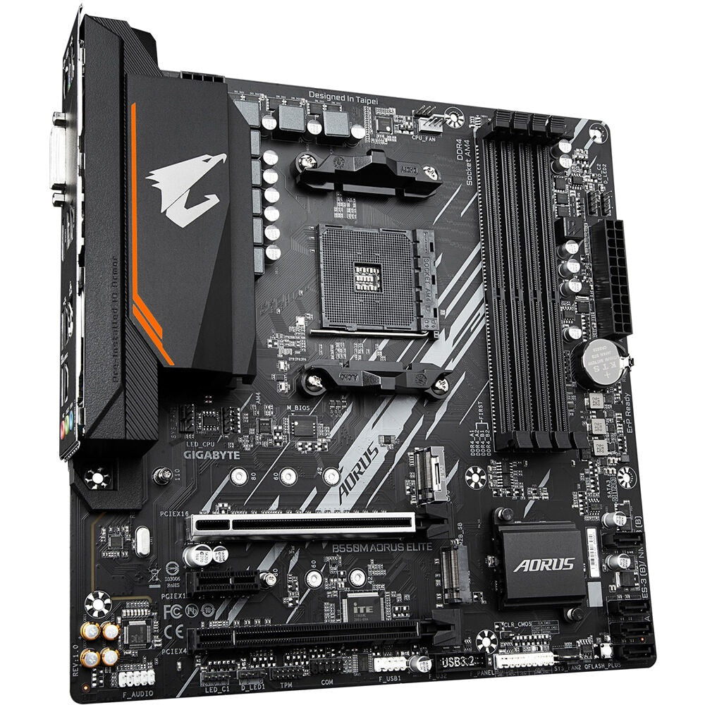 Gigabyte B550M Aorus Elite AMD AM4 microATX Motherboard - PakByte Computers