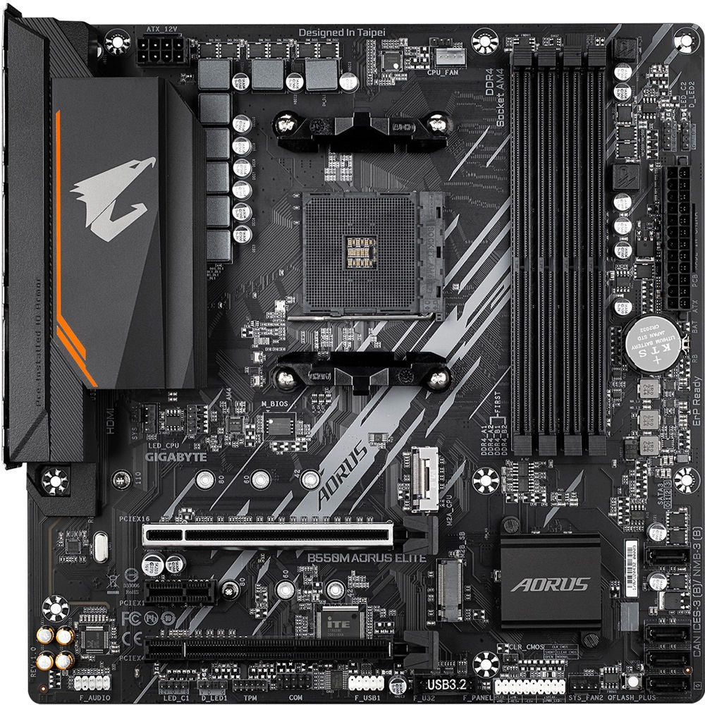 Gigabyte B550M Aorus Elite AMD AM4 microATX Motherboard - PakByte Computers