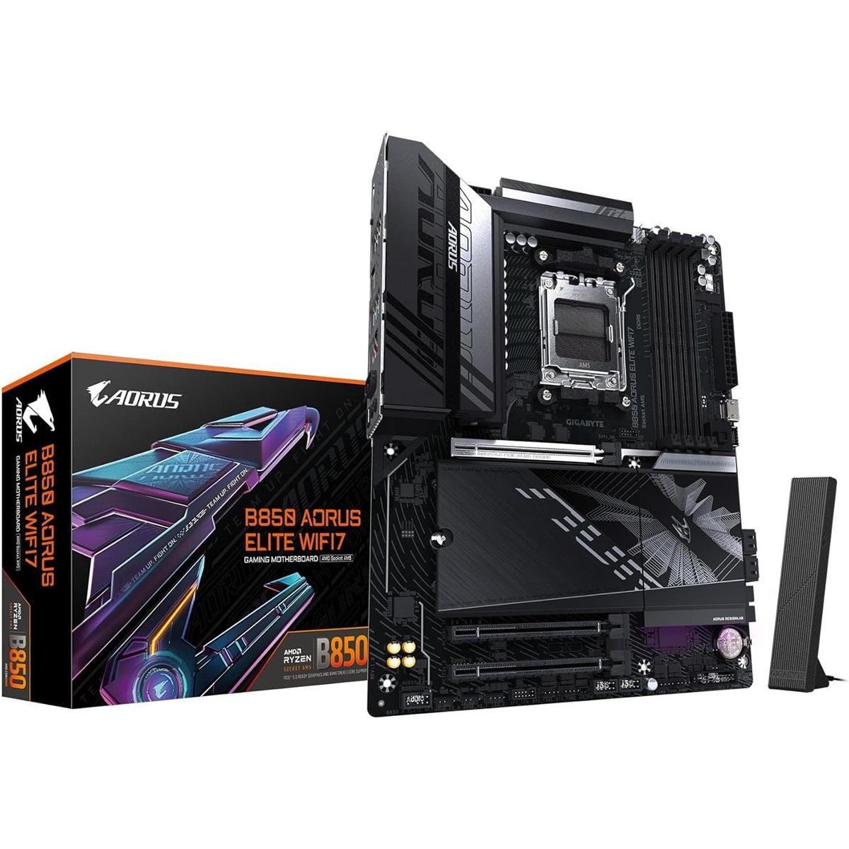 Gigabyte B850 Aorus Elite Wifi7 AMD AM5 LGA 1718 Motherboard