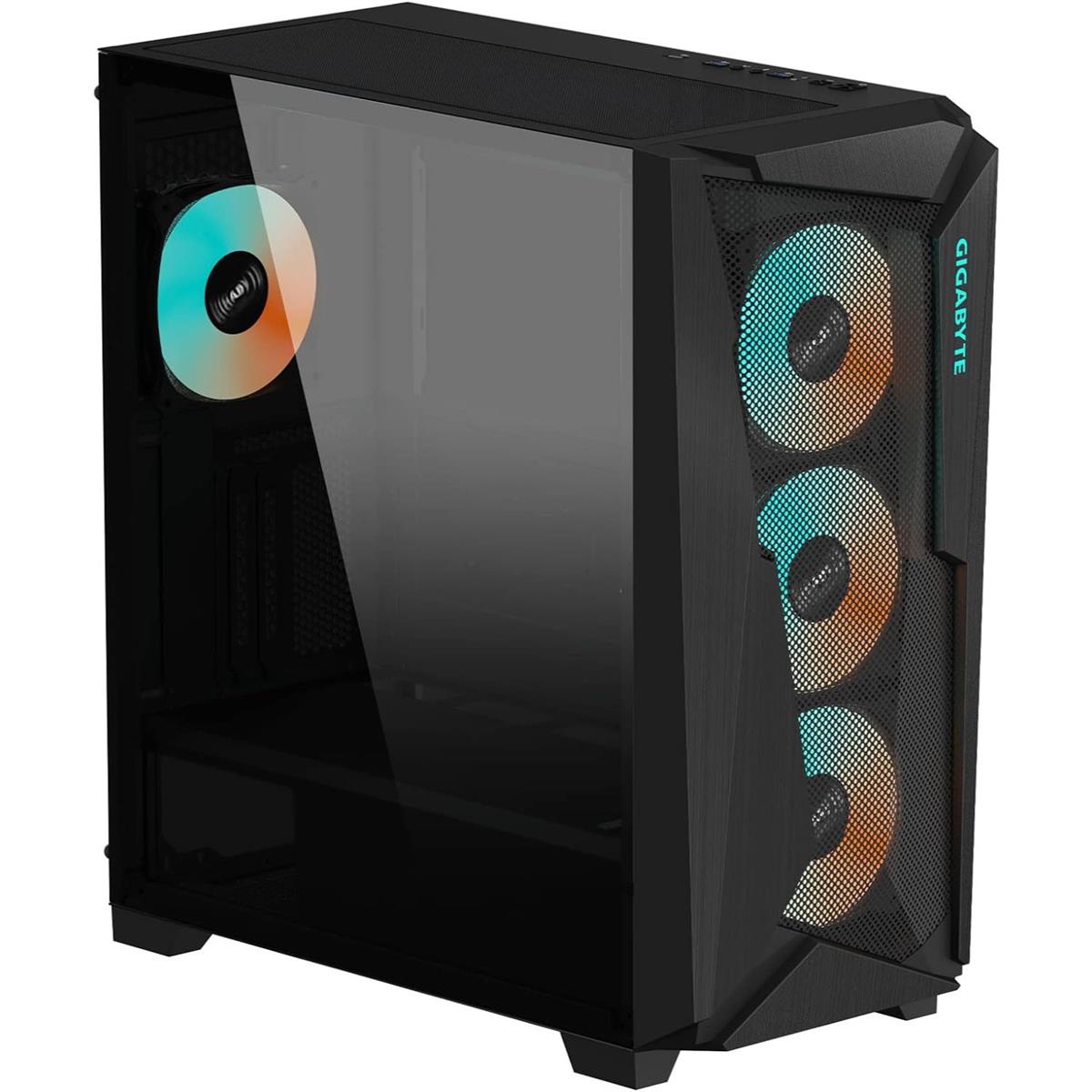 Gigabyte C301 Glass ARGB Mid-Tower ATX Case - Black