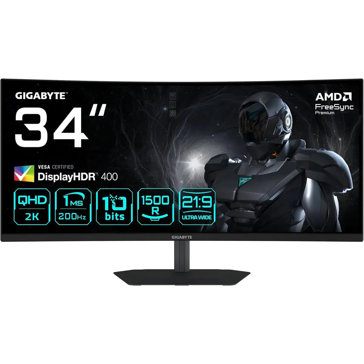 Gigabyte G34WQC2 34” WQHD Curved Ultrawide Gaming Monitor