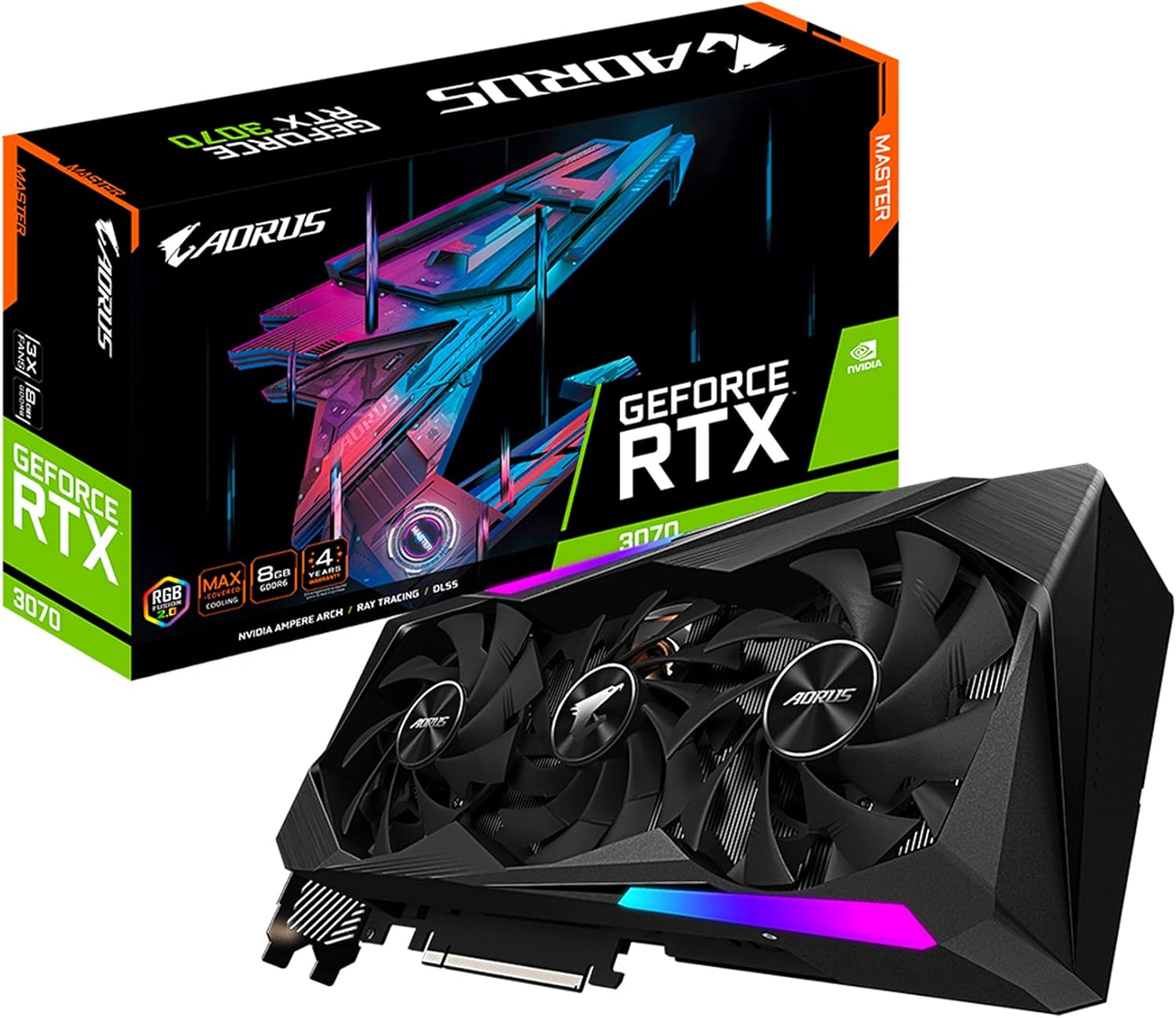 Gigabyte AORUS RTX 3070 Master 8G Graphic Card