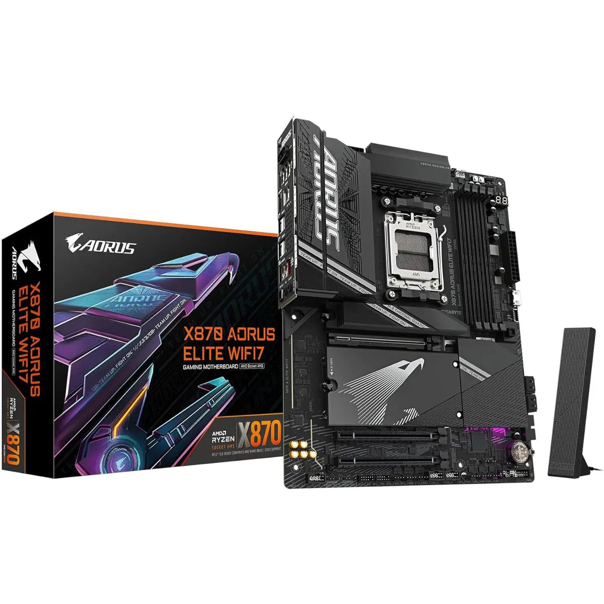 Gigabyte X870 Aorus Elite Wifi7 AMD AM5 LGA 1718 Motherboard