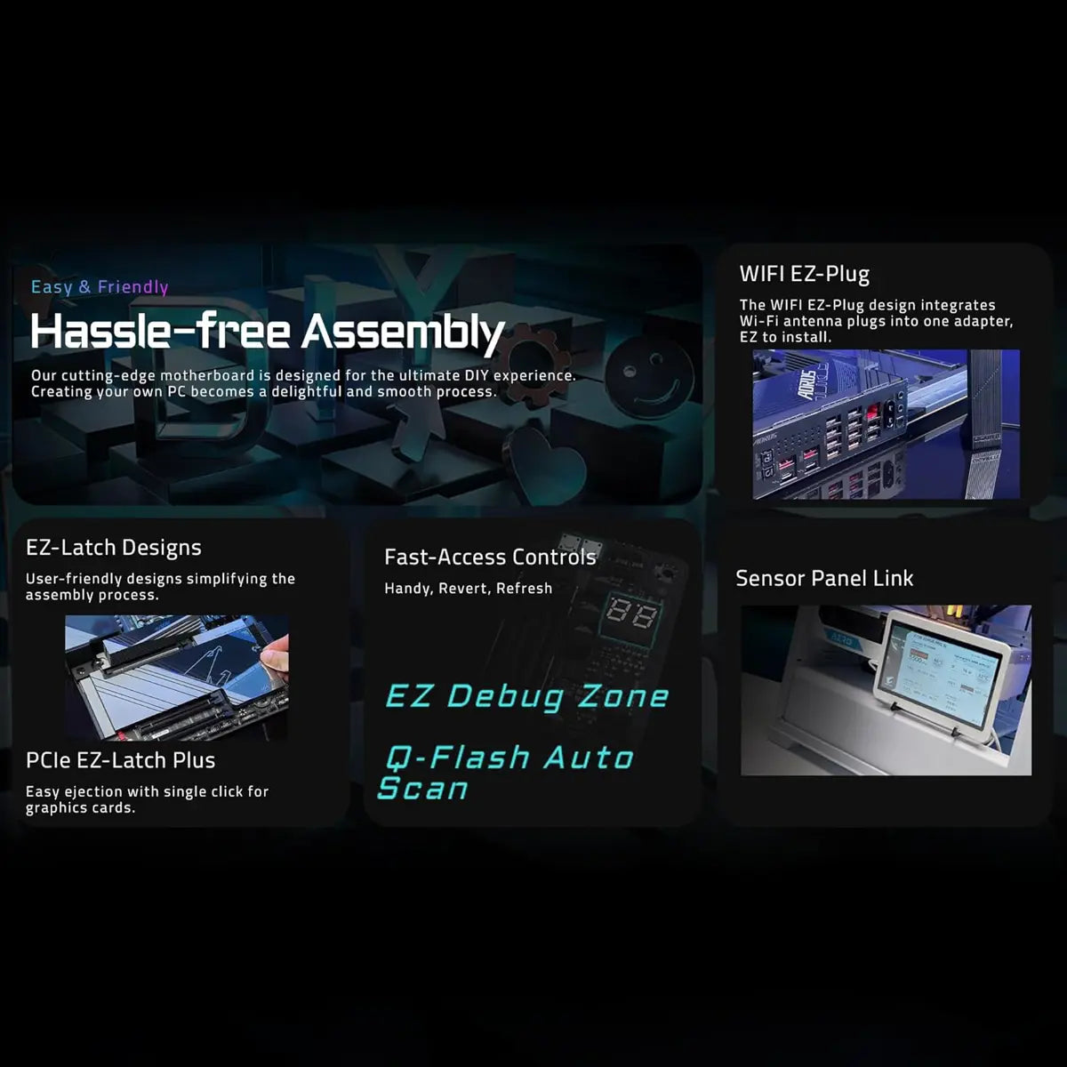 Gigabyte X870 Aorus Elite Wifi7 AMD AM5 LGA 1718 Motherboard - PakByte Computers