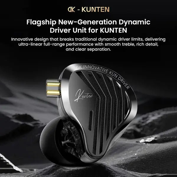 GK Kunten Dynamic Drive Type-C HiFi Bass Earbud Sport Music Cancelling Headsets