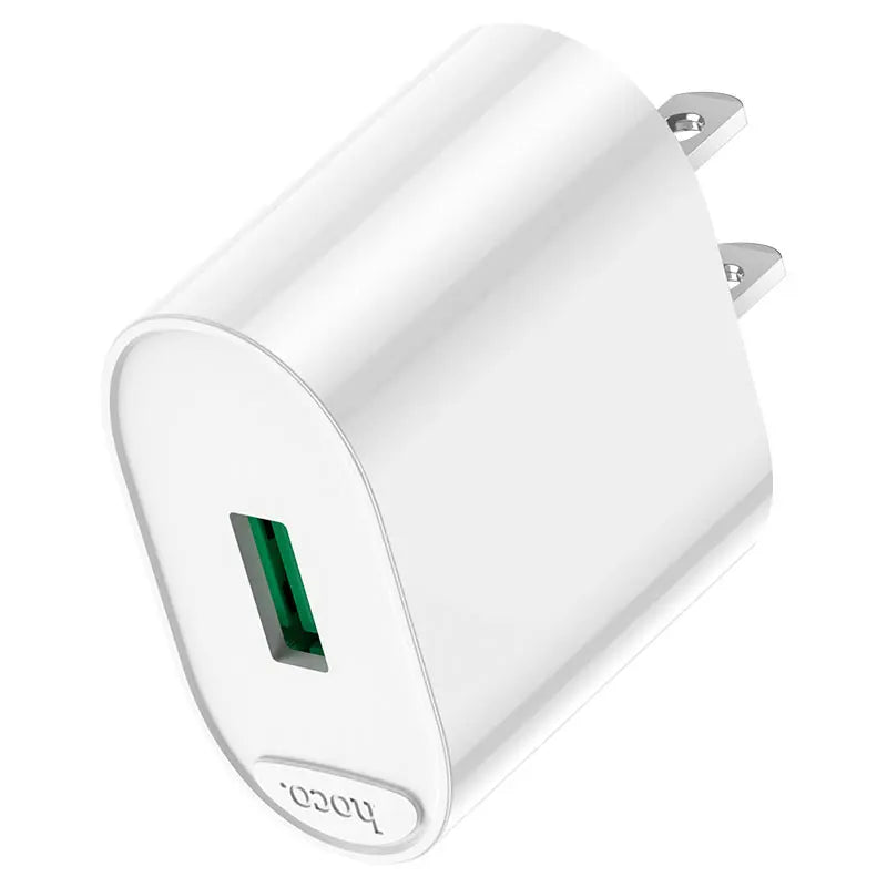 HOCO C109 – Fighter Single Port Charger - White