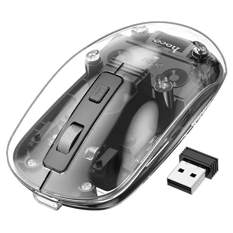 HOCO GM29 – Mysterious Dual-Mode Silent Wireless Mouse - Black