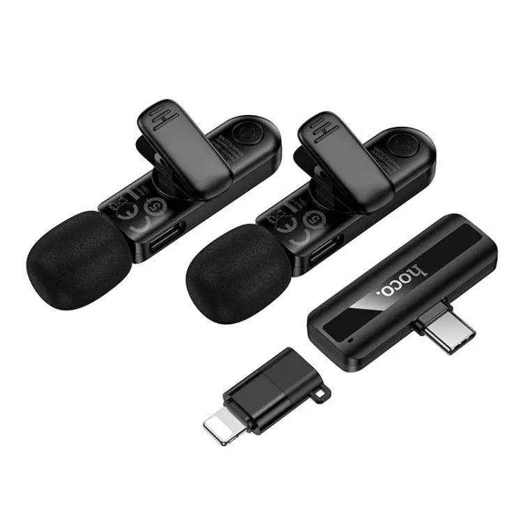 HOCO L20A – Fair Dual-Mic Wireless Lavalier Microphone