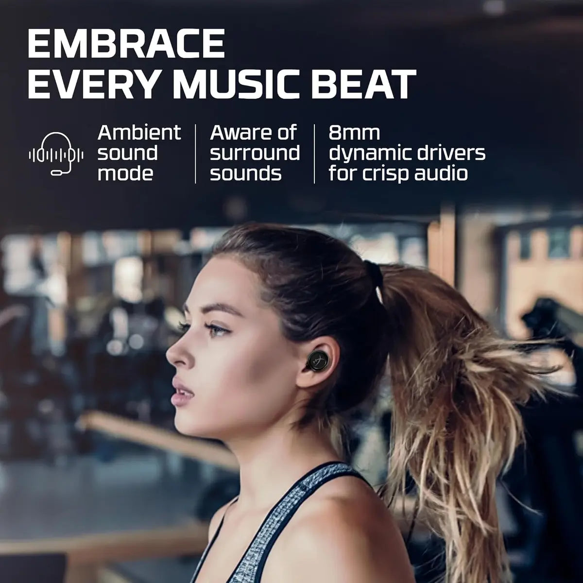 HyperX Cirro Buds Pro – True Wireless Earbuds with Active Noise Cancellation - Tan
