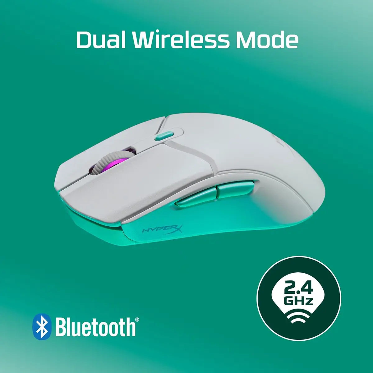 HyperX Pulsefire Haste 2 Core Wireless Gaming Mouse - White