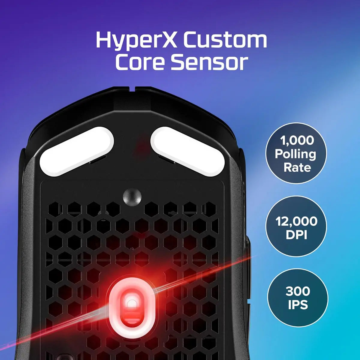 HyperX Pulsefire Haste 2 Core Wireless Gaming Mouse - White