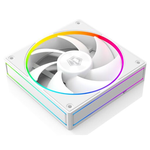 ID-COOLING AF-127-W-TRIO 120mm Case Fan ARGB CPU Air Cooler - White