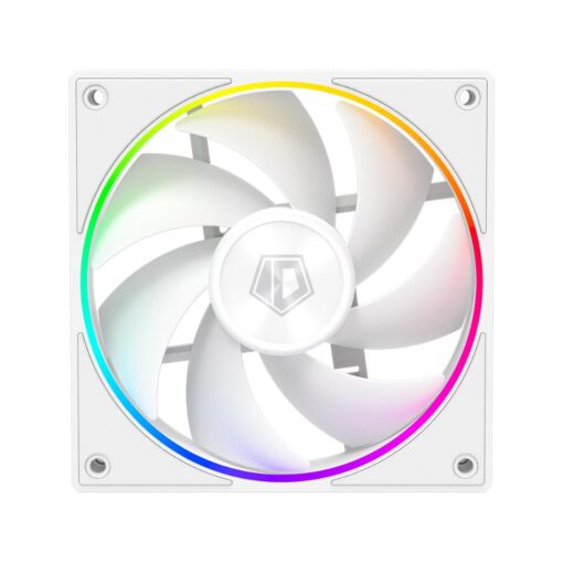 ID-COOLING AF-127-W-TRIO 120mm Case Fan ARGB CPU Air Cooler - White