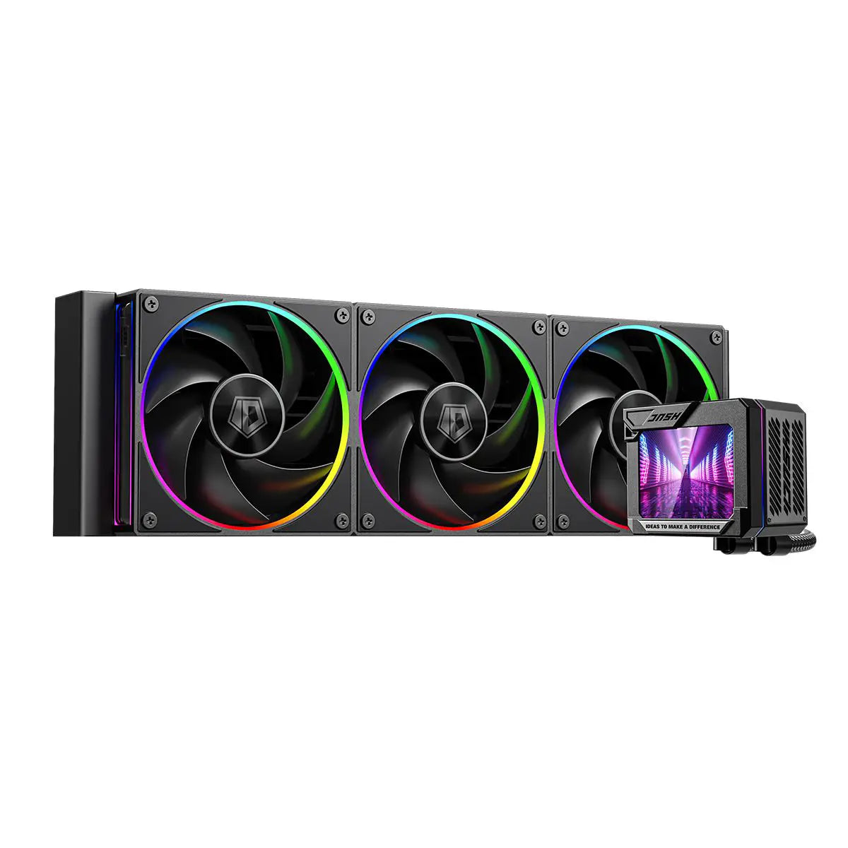 ID-Cooling DL360 Max ARGB AIO 360mm Liquid CPU Cooler - Black