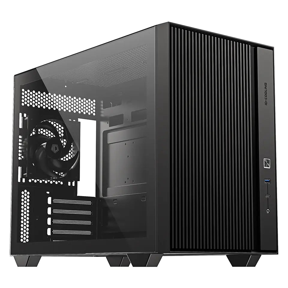 ID-Cooling Flow 500 Air Micro-ATX PC Case - Black