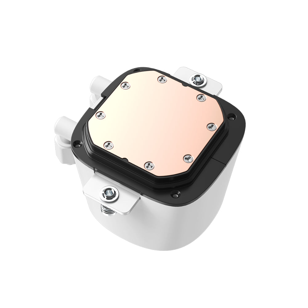 ID-COOLING FX240 LCD ARGB 240mm AIO Liquid CPU Cooler - White