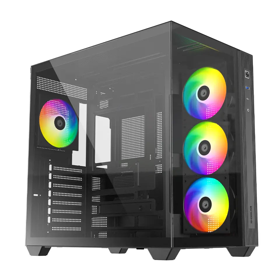 ID-Cooling View 510 ARGB Panoramic ATX PC Case - Black