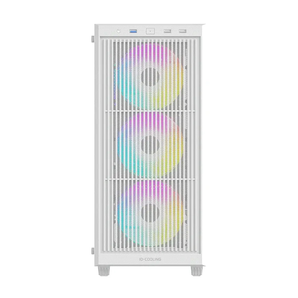 ID-Cooling Ware 310 ARGB ATX PC Case - White