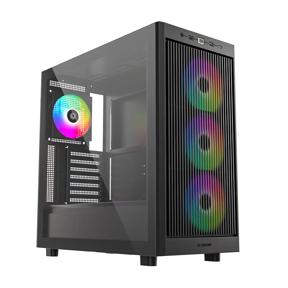 ID-Cooling Ware 510 ARGB ATX PC Case - Black