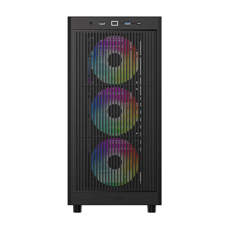 ID-Cooling Ware 510 ARGB ATX PC Case - Black