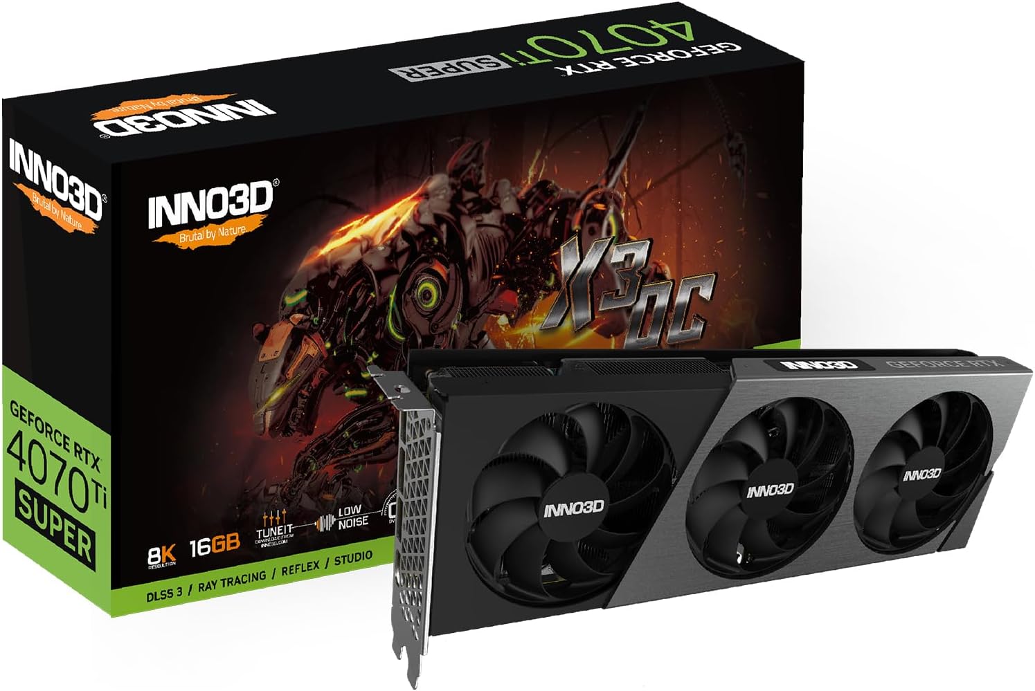 INNO3D RTX 4070 Ti Super X3 OC 16GB Graphic Card - PakByte Computers