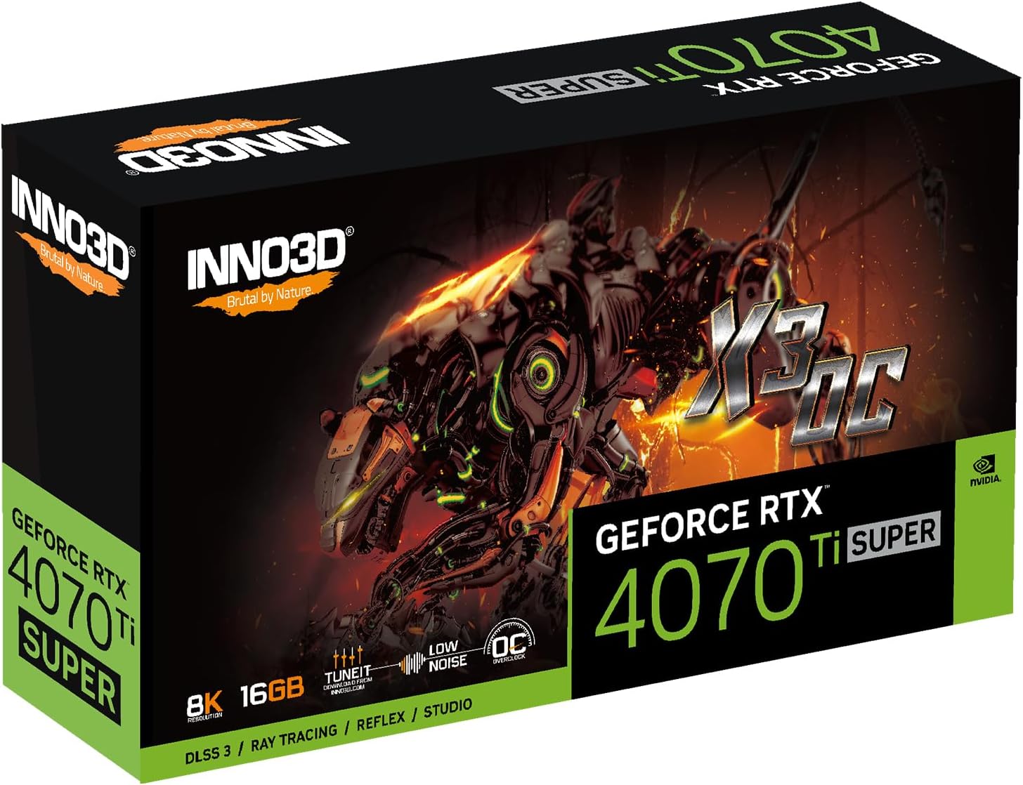 INNO3D RTX 4070 Ti Super X3 OC 16GB Graphic Card - PakByte Computers