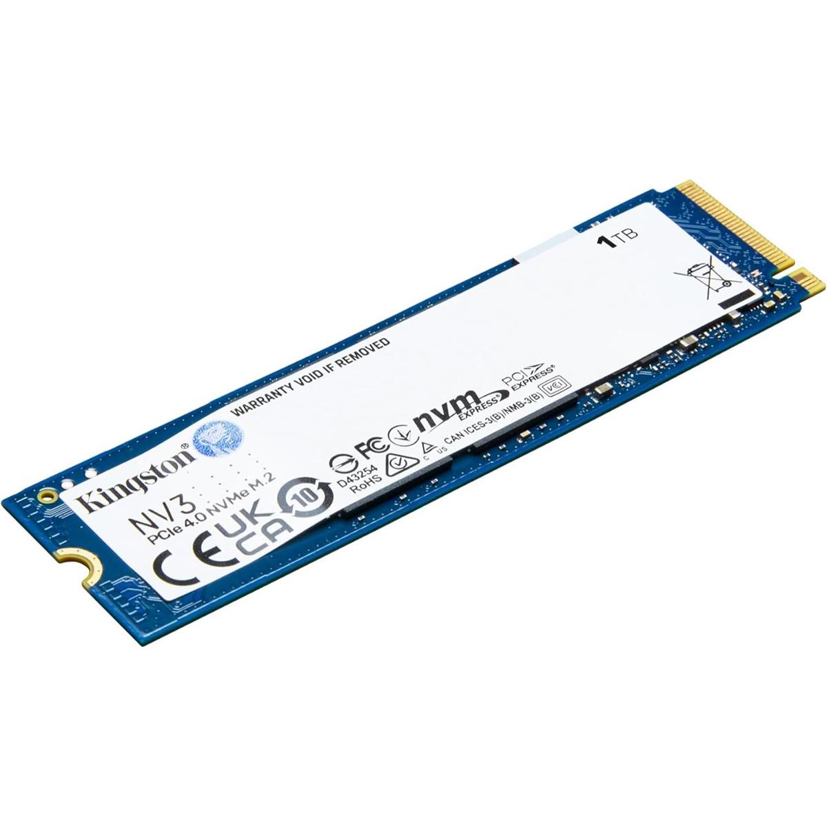 Kingston NV3 1TB M.2 2280 NVMe SSD
