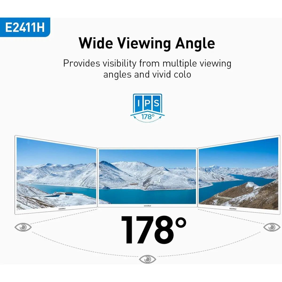 Koorui E2411H 24-inch IPS FHD 120Hz Gaming Monitor