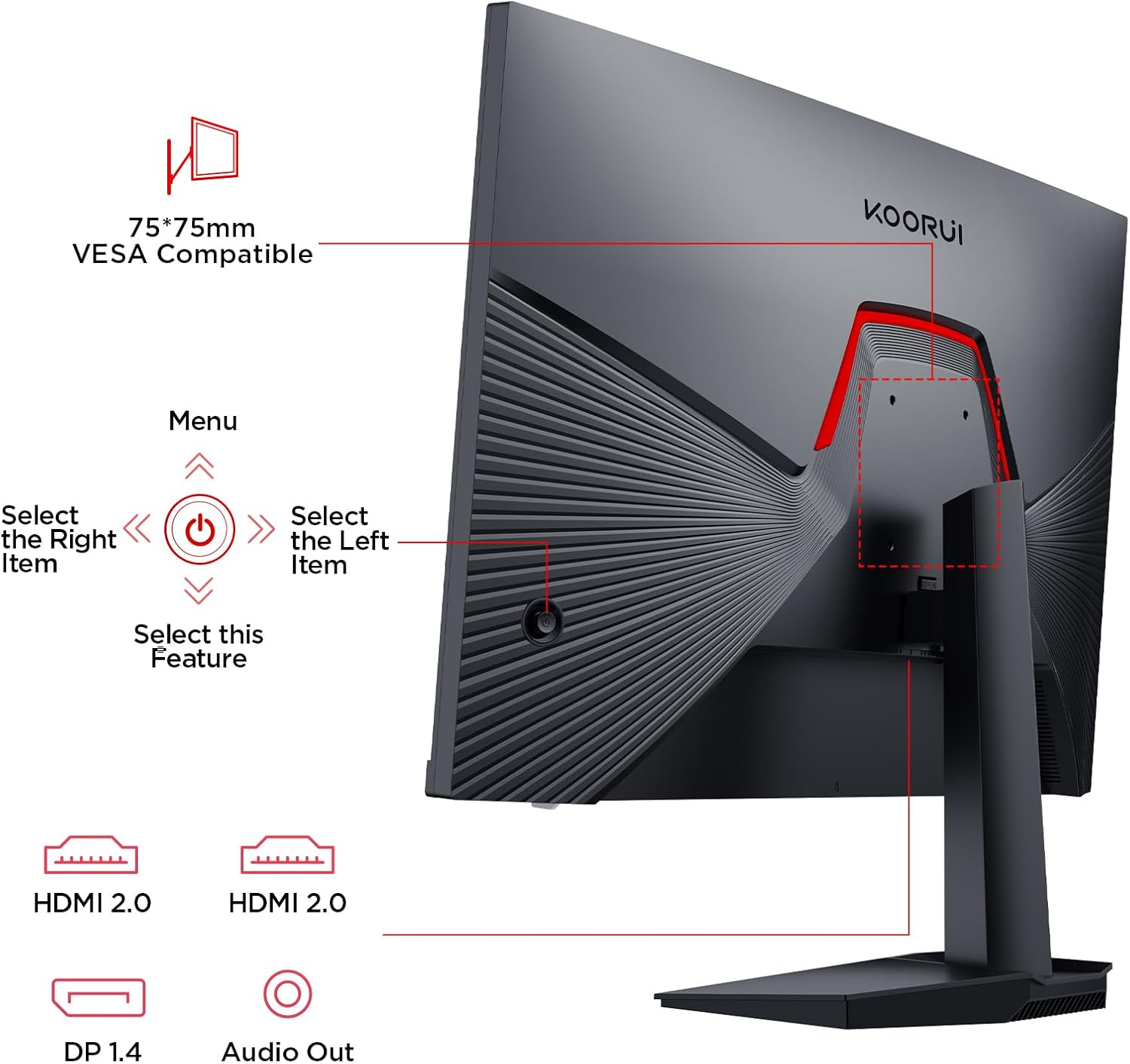 KOORUI G2711P 27 Inch, 200hz, FHD Gaming Monitor - PakByte Computers