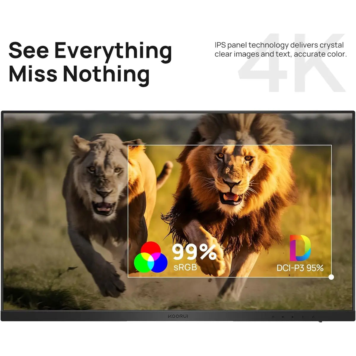 Koorui N07 27 Inch 4K IPS UHD (3840x2160) Monitor