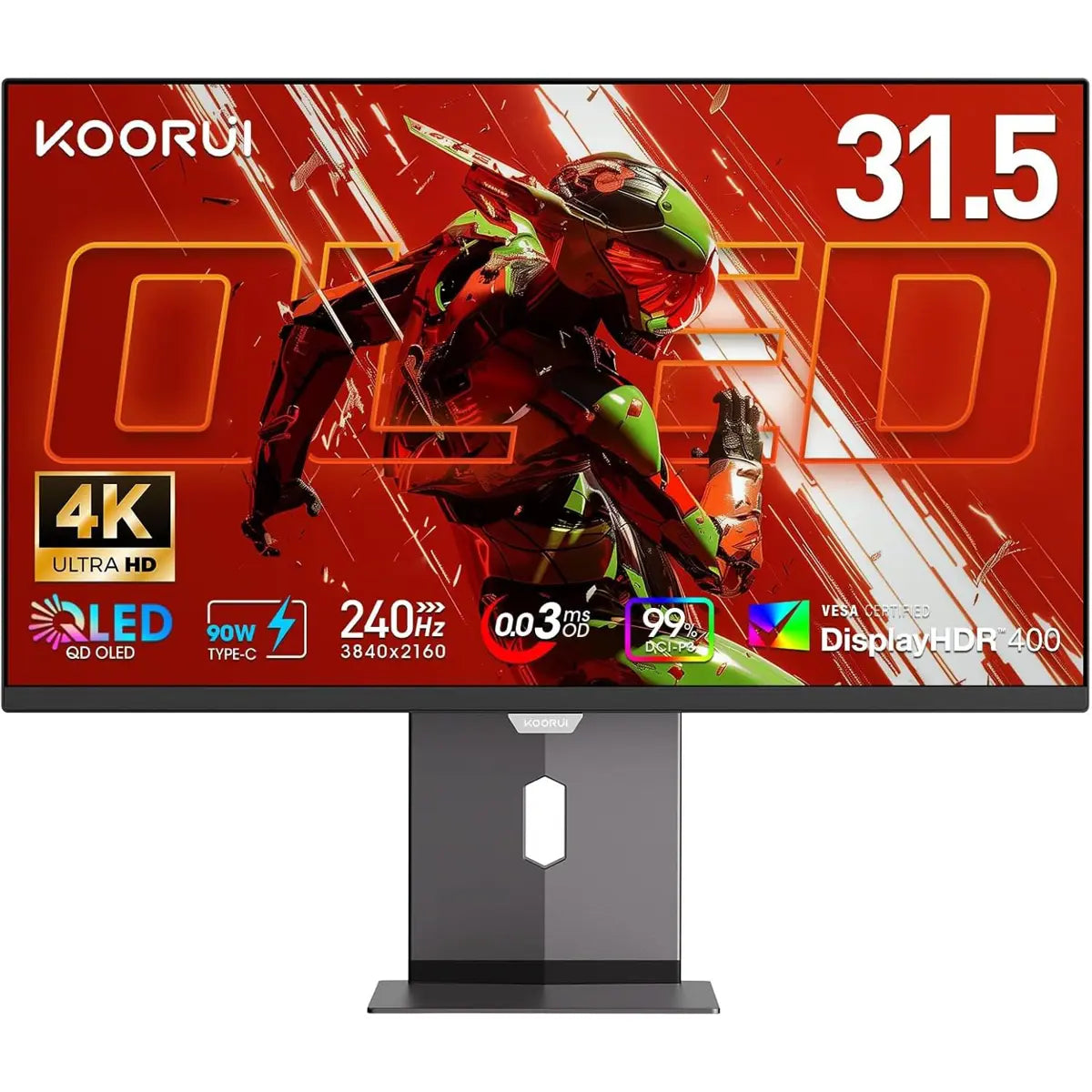 Koorui S3241XO 32 Inch K UHD 240Hz 0.03ms OLED Gaming Monitor