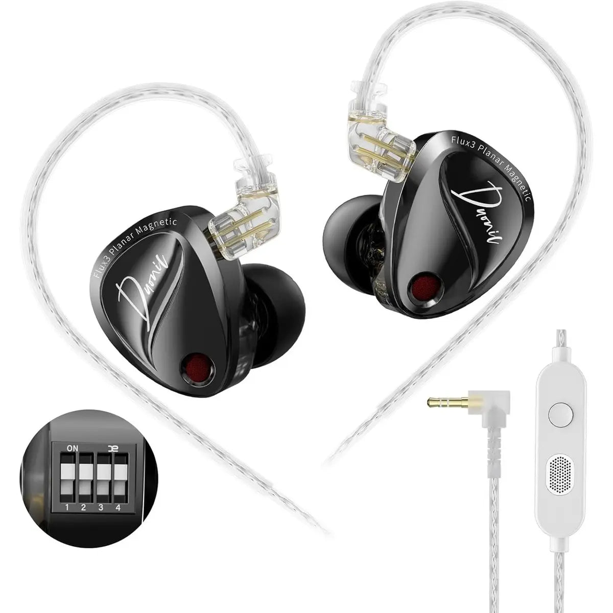 KZ Duonic with 3.5mm Mic in-Ear Monitor Headphones