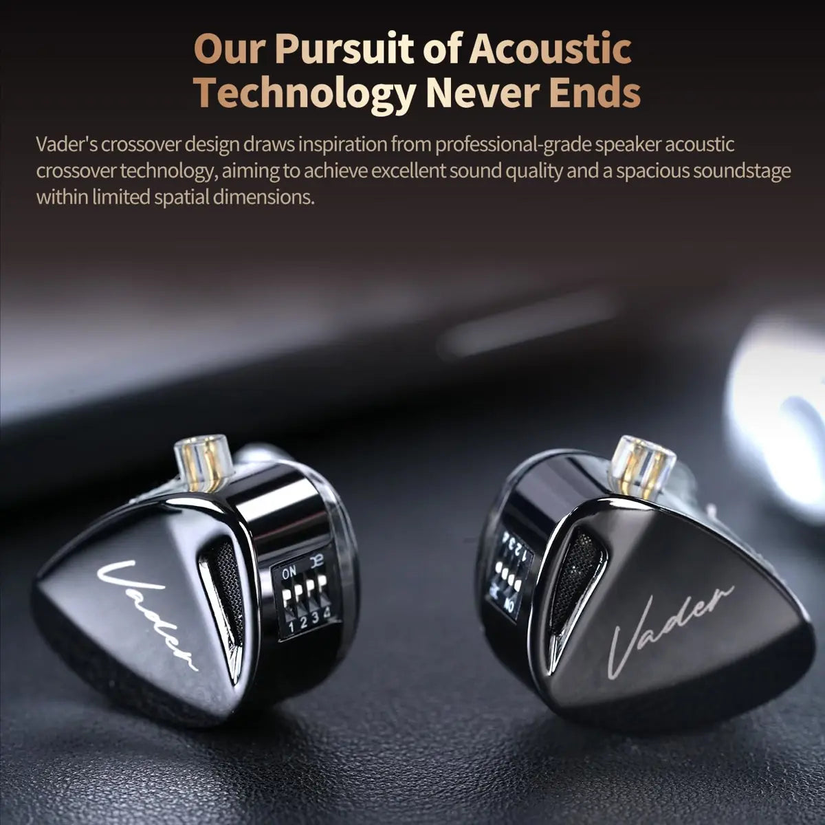 KZ Vader in-Ear Monitor Music Earphone Balanced Version, with Microphone