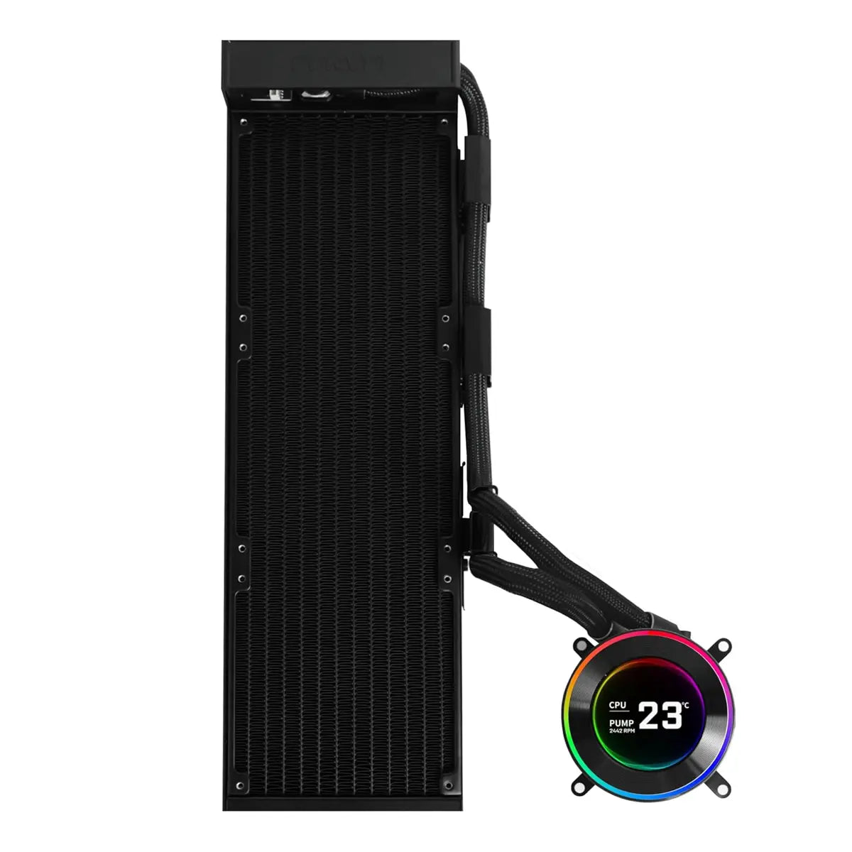 Lian Li Hydroshift II 360N LCD Fanless Liquid CPU Cooler - Black