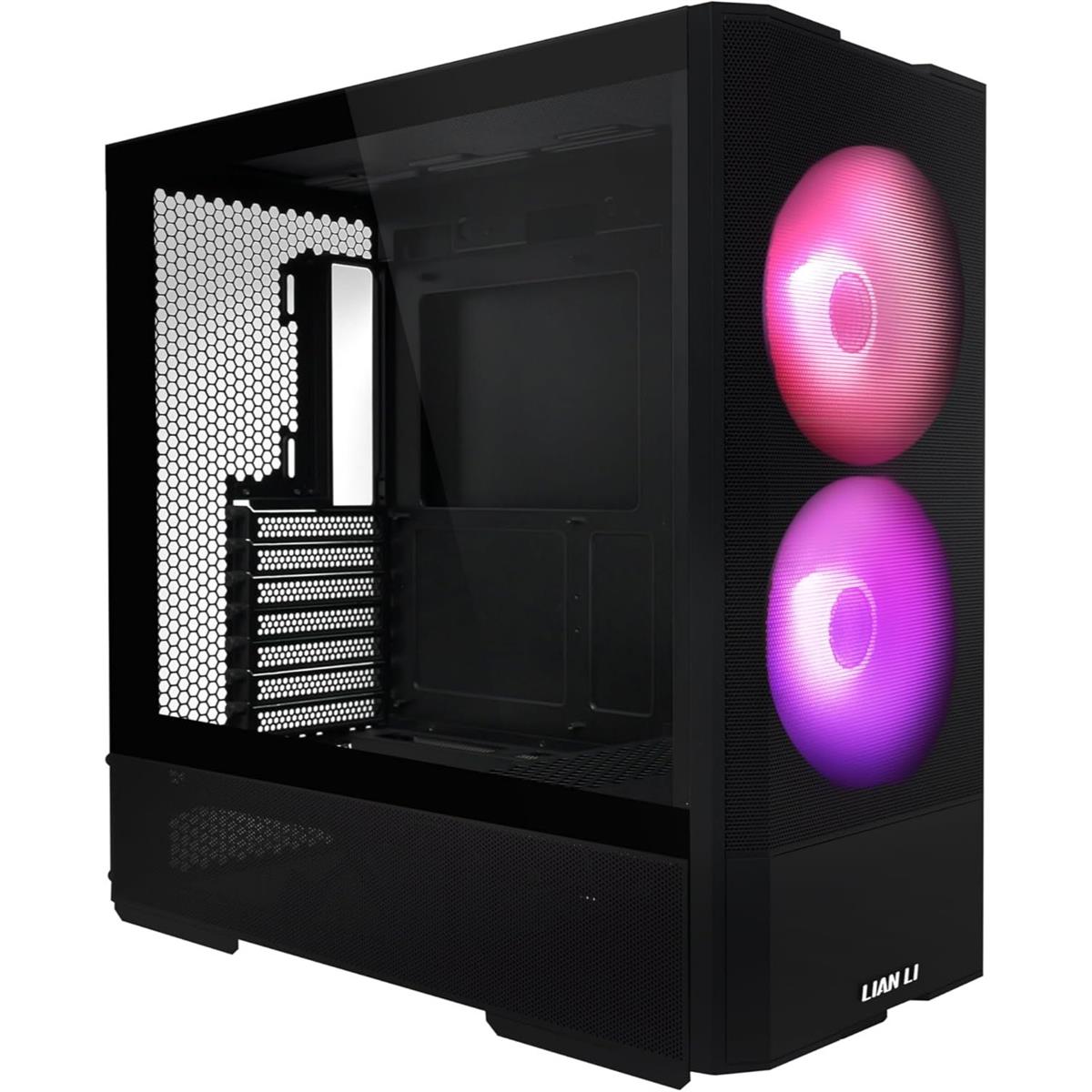 Lian Li Lancool 207 Compact ATX RGB Computer Case - Black