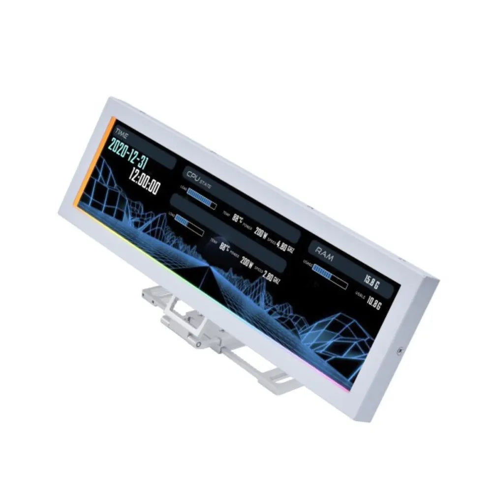 Lian Li 8.8" Universal Screen Adjustable Mounting for PC - White