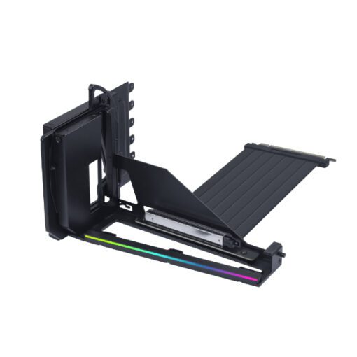 Lian Li 4 Slots Vertical GPU Kit (VG4v4) ARGB GPU Support Bracket – Black