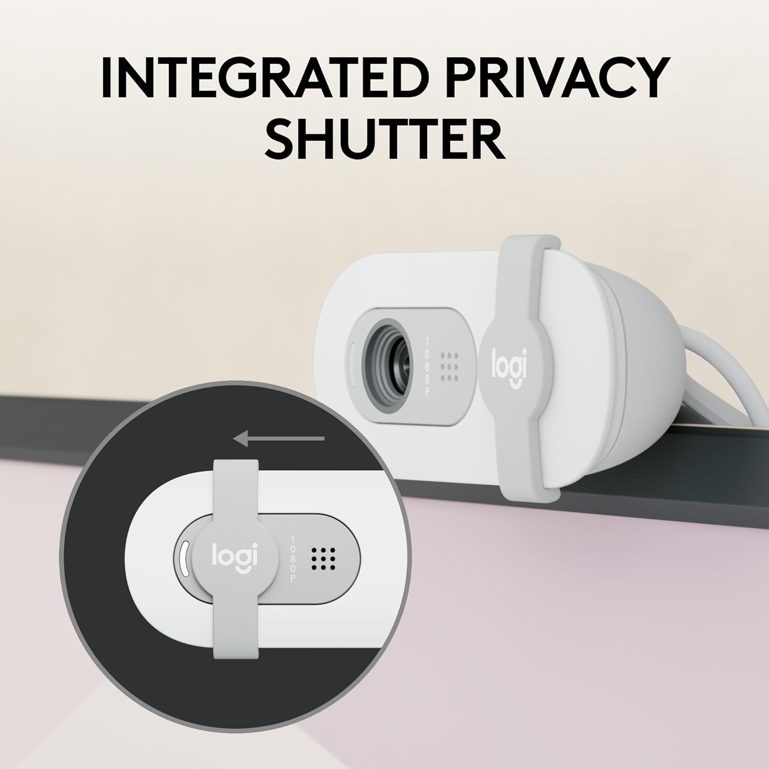 Logitech Brio 100 Full HD 1080p Webcam - White - PakByte Computers