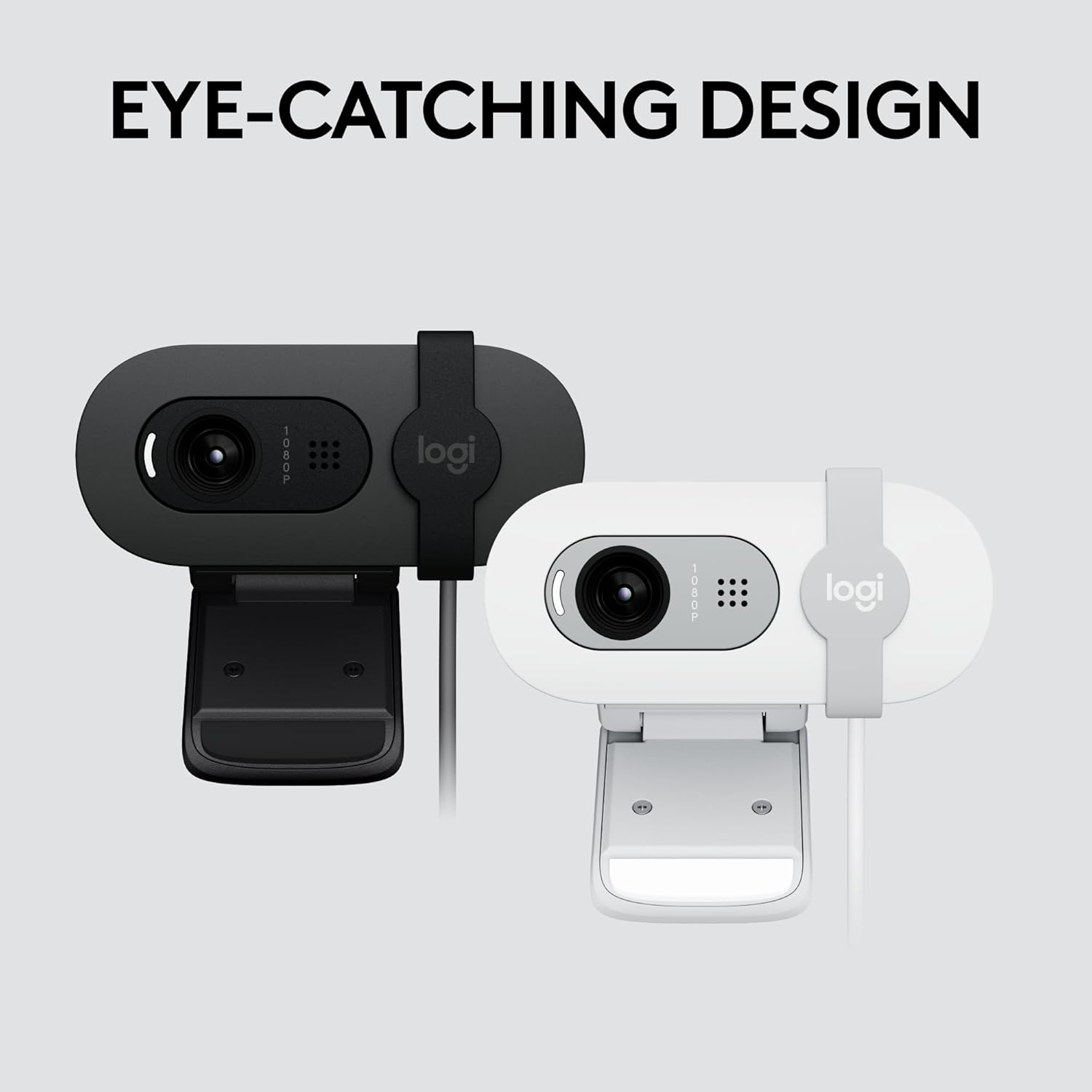 Logitech Brio 100 Full HD 1080p Webcam - White - PakByte Computers