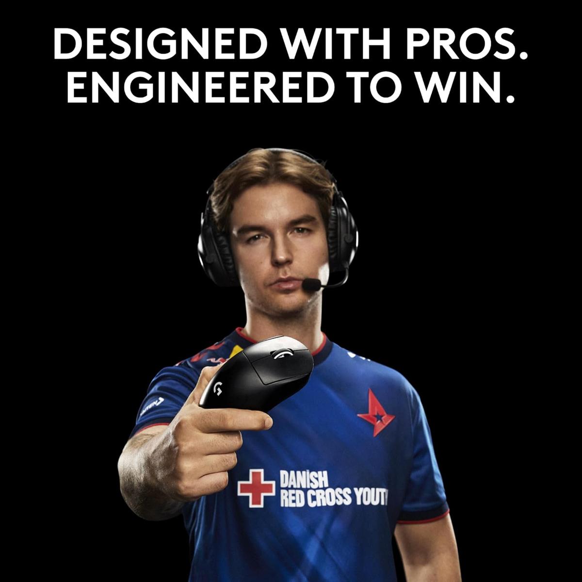 Logitech G PRO X Superlight 2 DEX Lightspeed Wireless Gaming Mouse - Black