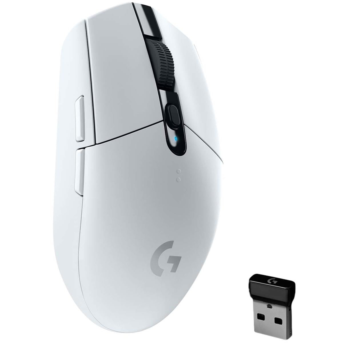 Logitech G304 HERO Lightspeed Wireless Gaming Mouse - White